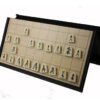 Foldable Magnetic Folding Shogi Set Boxed portable Japanese Chess Game Sho-gi Exercise logical thinking 25*25*2 cm   Game related