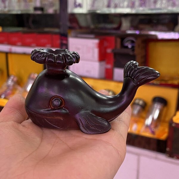 Fortune Crystal Ball Holder Resin Dolphin Whale Rat Pig Display Stand Collectibles Nature Series Resin Crafts Ornaments