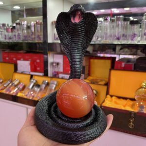 Fortune-Snake-Lucky-Mascot-Resin-Cobra-Statue-Living-Room-Wine-Cabinet-Decoration-Crystal-Ball-Display-Stand Fortune Snake Lucky Mascot Resin Cobra Statue Living Room Wine Cabinet Decoration Crystal Ball Display Stand Crafts Ornaments