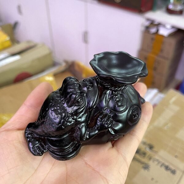 Fortune Toad Crystal Ball Display Stands Resin Home Decor Sphere Base Holder Figurines Ornament for 4~8cm Sphere