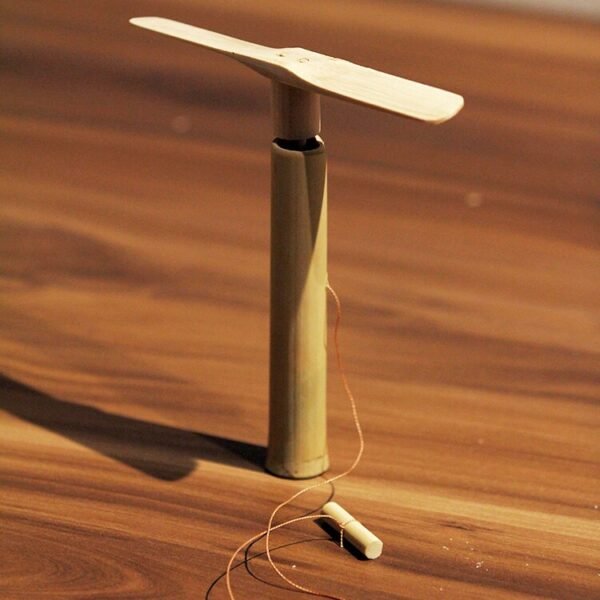 2pcs traditional chinese handmade toy wood Bamboo dragonfly flying game toy for kids novelty presents for children   Game related