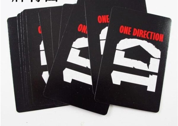 54pcs/set collective pop star UK band one direction poker celebrity 1D 1 direction playing cards novelty presents   Game related