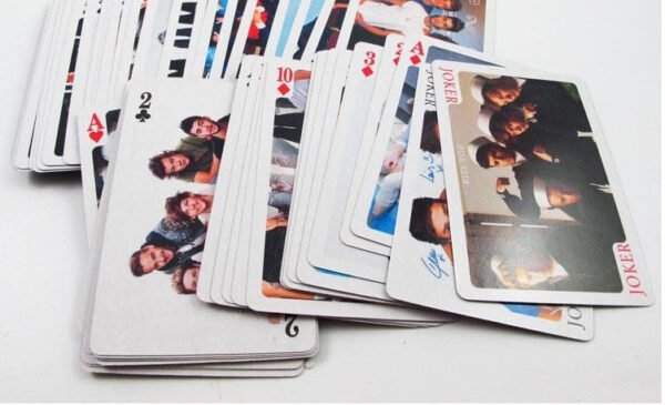 54pcs/set collective pop star UK band one direction poker celebrity 1D 1 direction playing cards novelty presents   Game related