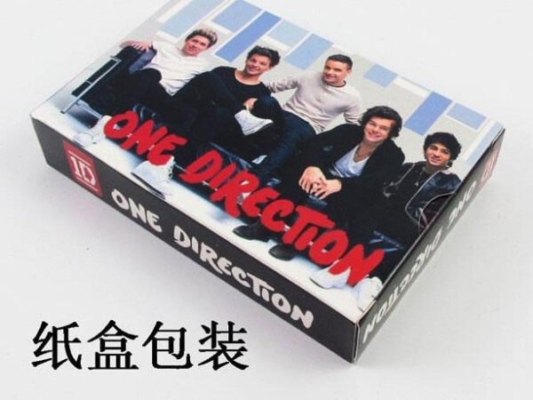 54pcs/set collective pop star UK band one direction poker celebrity 1D 1 direction playing cards novelty presents   Game related