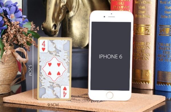 55pcs/set waterproof plastic pvc poker card deck collective gold edge playing cards set   Game related