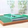 Mini Mahjong portable Small Travel Mahjong set Mahjiang tiles with table traditional chinese family game   Game related