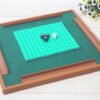 Mini Mahjong portable Small Travel Mahjong set Mahjiang tiles with table traditional chinese family game   Game related