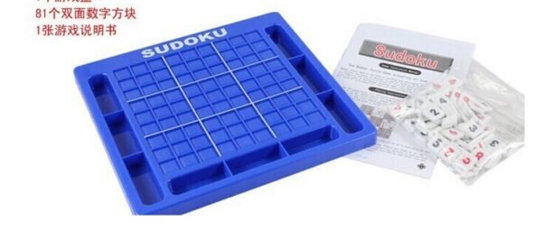 PlasticSudoku board game Boxed big size 81chess 120questions puzzles Toy table games for kids   Game related