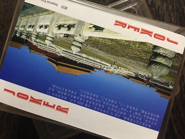 collection playing cards beautiful china poker card chinese  tourist landscape novelty poker set   Game related