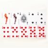 plastic pvc poker pretty lady red color waterproof playing cards high quality present pokers   Game related