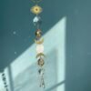 Full Moon Sun Catcher Crystal Light Catcher Handmade Catcher Witchy Suncatcher Prism|rainbow Maker