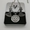 New Magicun Viking~Futhark Axe pendant wolf Viking Men's necklace Vintage pagan jewelry 1pc