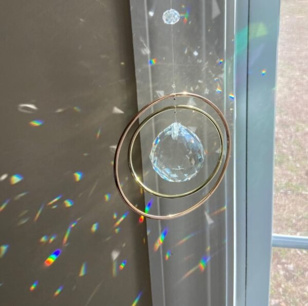 Galaxy Sun catcher Crystal Prism Window Decor Hanging ball Crystal Sun catcher Rainbow Crystal Window Hanging Gifts Home Decor