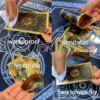 Gift Box Luxury Set Gold Foil Tarot Card Hot Stamping PVC Waterproof Wear-resistant Board Game Solitaire Divination Chess
