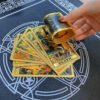 Gift Box Luxury Set Gold Foil Tarot Card Hot Stamping PVC Waterproof Wear-resistant Board Game Solitaire Divination Chess