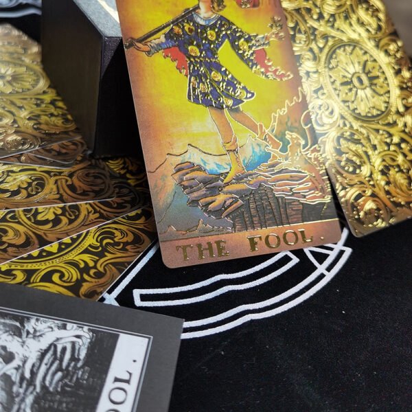 Gold Foil Tarot Brand Hot Stamping PVC Game Card