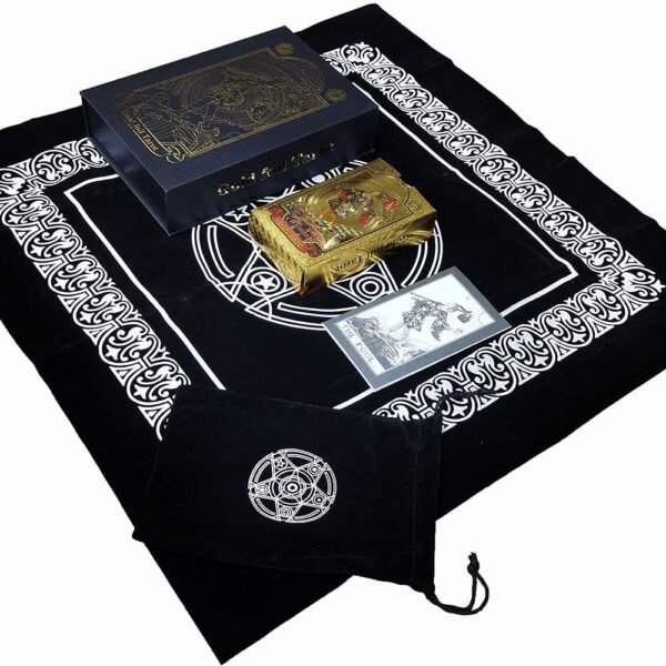 Gold Foil Tarot Brand Hot Stamping PVC Game Card