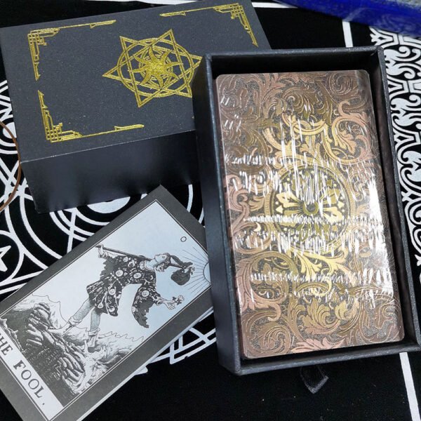 Gold Foil Tarot Brand Hot Stamping PVC Game Card