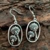 Gifts from nature mushroom earrings Wicca accessories gifts