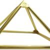 Giza Meditation Pyramid Bracket(pgb-pg-19.08-25), Cosmic Energy Receiver, Gold Plated Series - Instrument Parts & Accessories
