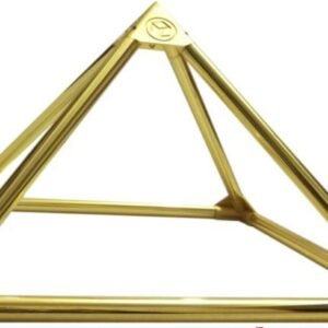 Giza Meditation Pyramid Bracket(pgb-pg-19.08-25), Cosmic Energy Receiver, Gold Plated Series - Instrument Parts & Accessories