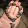 Magicun Crystal~Gobi agate stone bracelets  Agate Tourmaline Crystal Bracelet Buddha Beads Natural Stone Made Tibetan  Bracelet Nice Gifts