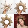 Goddess Crown Spiked Halo crown Wicca Festival Party Church Fairy Lolita Sunburst Elf Wedding ZIP TIE Wrap Hair Band Headdress