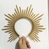 Goddess Crown Spiked Halo crown Wicca Festival Party Church Fairy Lolita Sunburst Elf Wedding ZIP TIE Wrap Hair Band Headdress