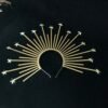 Magic Wicca~Goddess crown Mary Crown Halo crown Halo Headpiece Festival crown Festival headpiece Met Gala Crown Sunburst Crown Gold