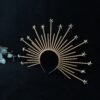 Magic Wicca~Goddess crown Mary Crown Halo crown Halo Headpiece Festival crown Festival headpiece Met Gala Crown Sunburst Crown Gold