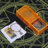 Gold Foil Tarot Brand 12 * 7cm Orange Mysterious Crystal Box Set