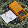 Gold Foil Tarot Brand 12 * 7cm Orange Mysterious Crystal Box Set