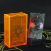 Gold Foil Tarot Brand 12 * 7cm Orange Mysterious Crystal Box Set