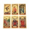 Gold Foil Universal Waite Tarot Plastic PVC Waterproof Tarot English Edition Holo Divination Golden Tarot Cards Deck