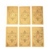 Gold Foil Universal Waite Tarot Plastic PVC Waterproof Tarot English Edition Holo Divination Golden Tarot Cards Deck