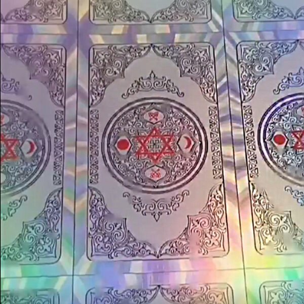 Gold Frameless Upgraded Tarot Gift Box Luxury Set Gold Foil Hot Stamping PVC Waterproof Board Game Card Divination Luster