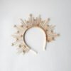 Magic Wicca~Gold star halo crown Star headpiece Holiday crown