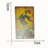 Golden Borderless Upgraded Tarot Suit Table Game 12 * 7cm Paper Guide Divination Prediction Waterproof High-end Astrology