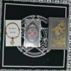 Golden Foil Tarot Mysterious Divination Golden Flip Table Game Waterproof and Wear-resistant Gift Box Luxury Instruction Manual