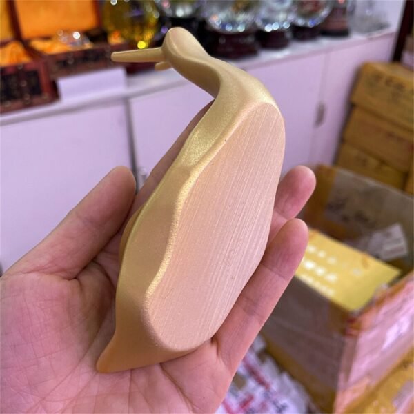 Golden Snail Resin Crafts Ornament Crystal Ball Base Creative Desk Furniture Decoration Resin Embellishments Home Decor