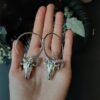 Gothic Baphomet Goat Thorn Earrings Witch Satan Occult Alternative Jewelry Satanic Ram Skull Fashion Medieval Women Gift Trend