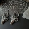 Gothic Baphomet Goat Thorn Earrings Witch Satan Occult Alternative Jewelry Satanic Ram Skull Fashion Medieval Women Gift Trend