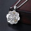 Viking Magic~Gothic Biker Skull Pendant Necklaces for Men Punk Style Stainless Steel Mix gold Skull Heads Pendant Halloween Jewelry Gifts