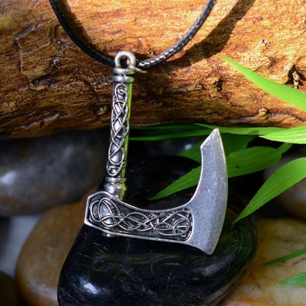 Gothic Celtics Axe Talisman Spirit Amulet Pagan SteamPunk Jewelry
