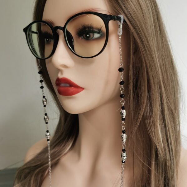 Gothic Glasses Chain Skulls Glasses Chain  Goth Spectacles Chain Eyeglasses