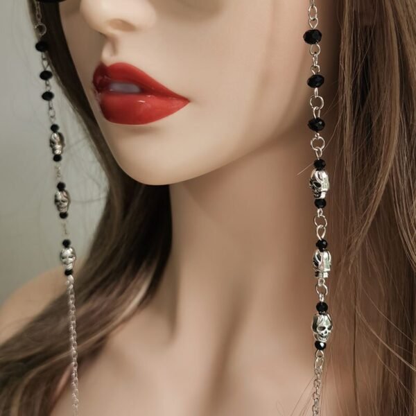 Gothic Glasses Chain Skulls Glasses Chain  Goth Spectacles Chain Eyeglasses