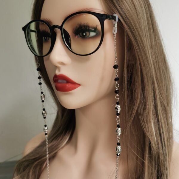 Gothic Glasses Chain Skulls Glasses Chain  Goth Spectacles Chain Eyeglasses