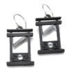 Gothic Guillotine Pendant Earrings Black Hooks Earrings