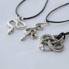 Gothic Snake  Serpent Necklace