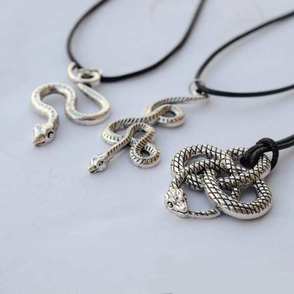 Gothic Snake  Serpent Necklace